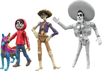 Disney Pixar Coco Toy Figures Multipack Miguel Dante Hector Ernesto 4 Inch