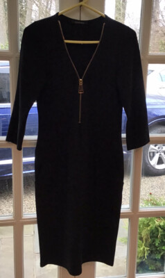 Courage B Tabatha Skinny Two Packets Dress Size  S  Black. 