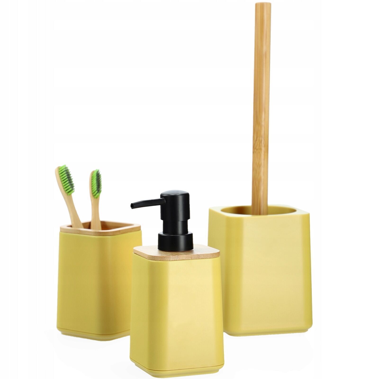 KADAX Juego de baño, dispensador de jabón, accesorios de baño, escobilla...