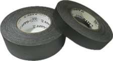 2 Rolls of Black Gaffers Tape 1 inch and 2 inch rolls