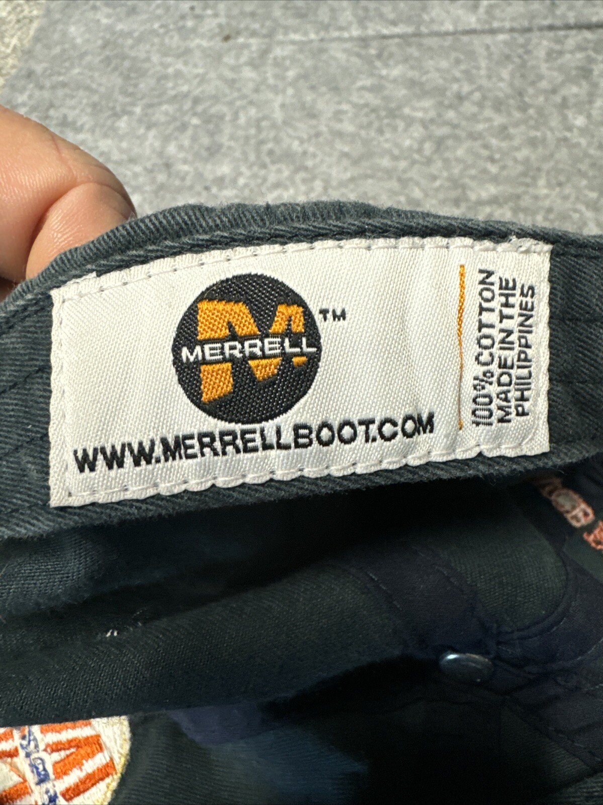 Merrell Hat Cap Adjustable Strap Back  Blue Footw… - image 5