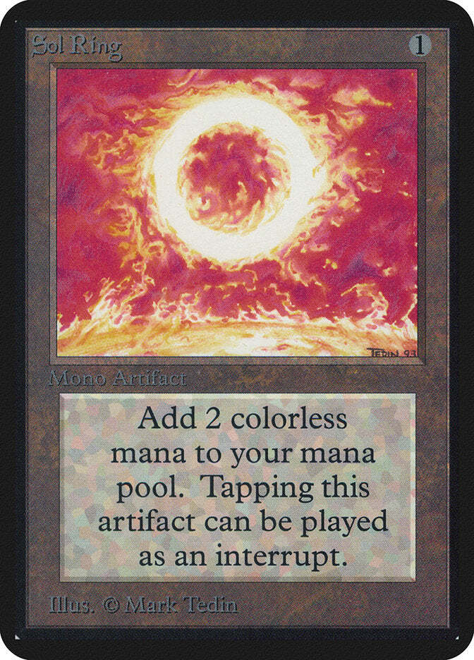 Magic: the Gathering MTG Sol Ring [Alpha Edition] Graded CGC 4 VG