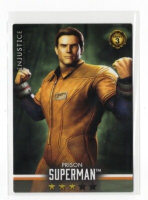 DC Injustice Gods Among Us Arcade Series 3 Superman (Prison) Base Card #89