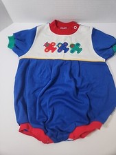 Vintage Healthtex Airplane Bubble Romper - 24 Months, Made in USA