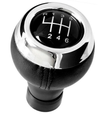 MINI Clubman R55 (2006-2014) KNOPF KNAUF SCHALTKNAUF 6 GANG SCHWARZ CHROM