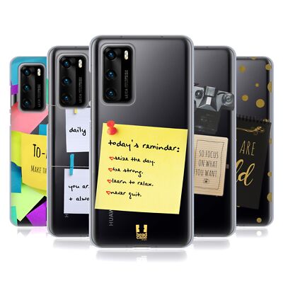 HEAD CASE DESIGNS NOTE TO SELF SOFT GEL CASE FOR HUAWEI PHONES 4