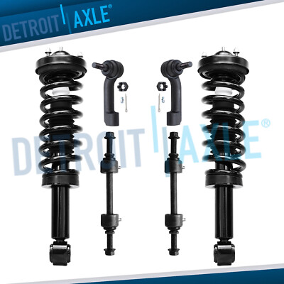 4WD Front Struts & Spring Sway Bars Kit for 2009 2010 2011 2012 2013 Ford F-150