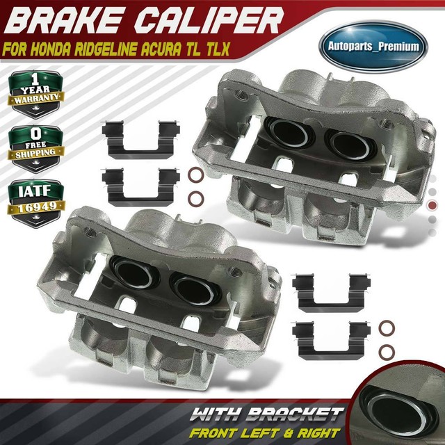 0708 Acura TL Type S OEM Front Brembo Brake Caliper Set/Pair (Left
