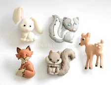 Born to Be Wild Shank Buttons / Jesse James / Fox ~ Beaver ~ Fawn ~ Bunny ~ Skun