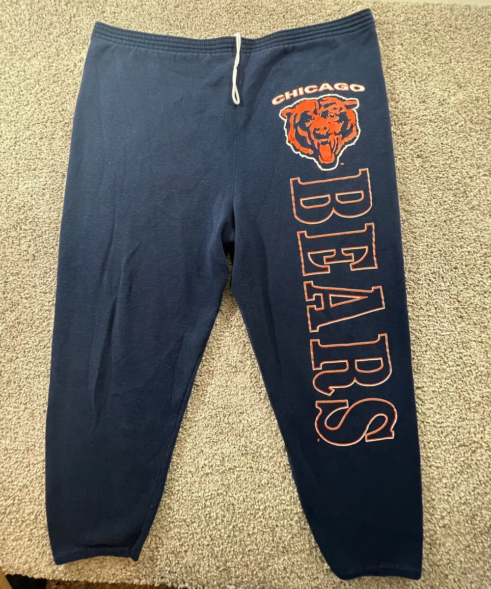 Vintage Chicago Bears Jogger Sweatpants Men s Size 3XL Logo No