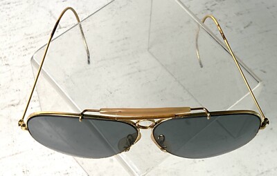 Vintage 1960s 70s Bausch & Lomb Ray Ban USA Aviator