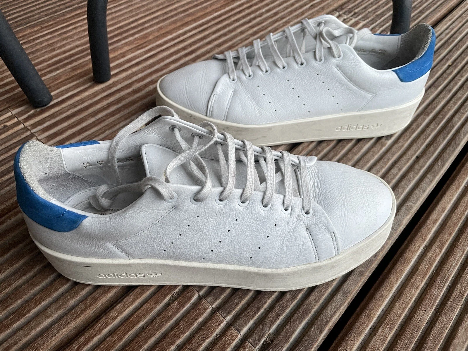 Adidas Stan Smith Recon Sneakers Bianco Blu UK 9 EU 43 5 Uomo Prezzo consigliato £140