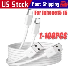 IPhone 16 15 Pro Max Plus USB-A Cable Fast Charger Type C Charging Data lot Cord