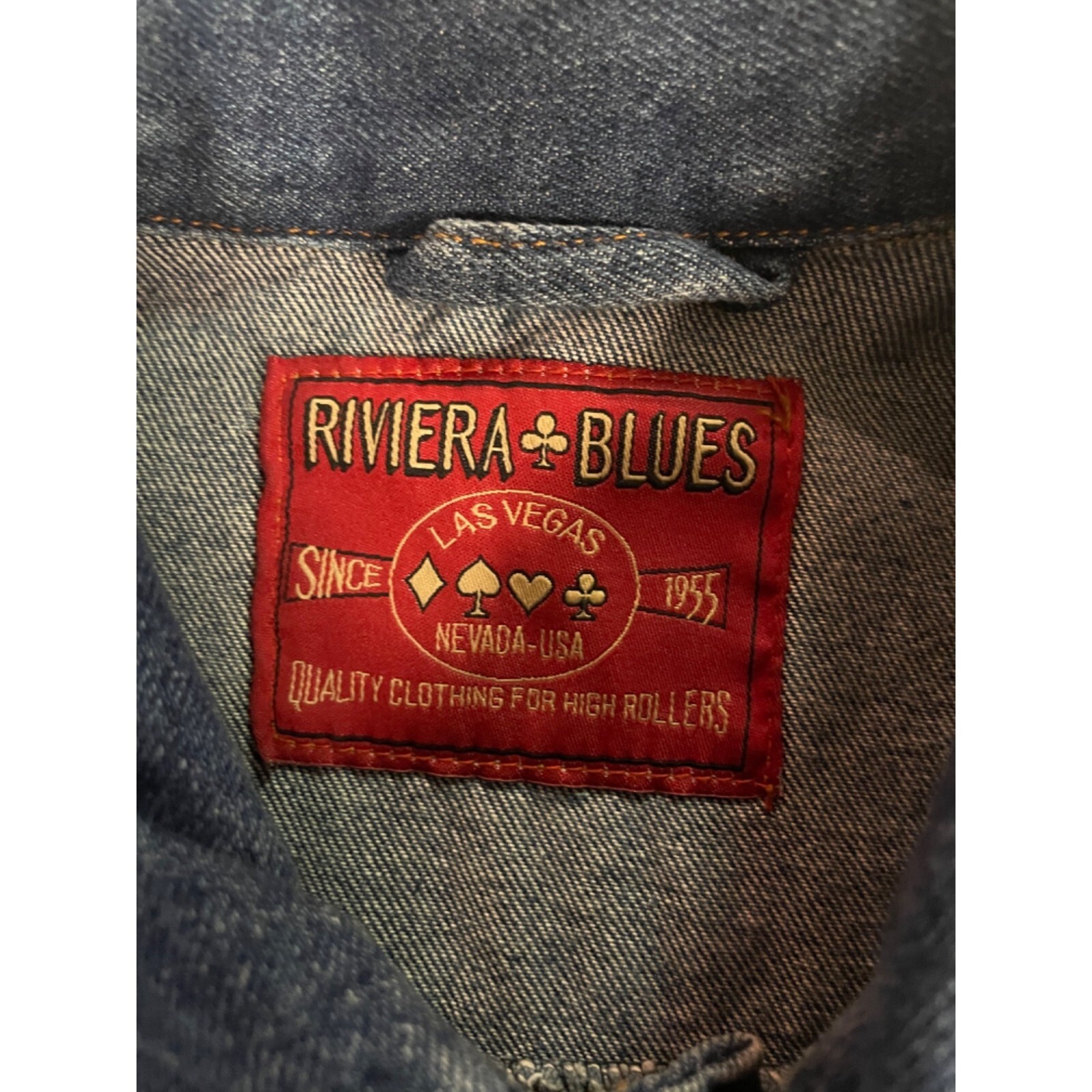 Vintage Riviera Blues Riviera Hotel Casino Embroidere… Gem
