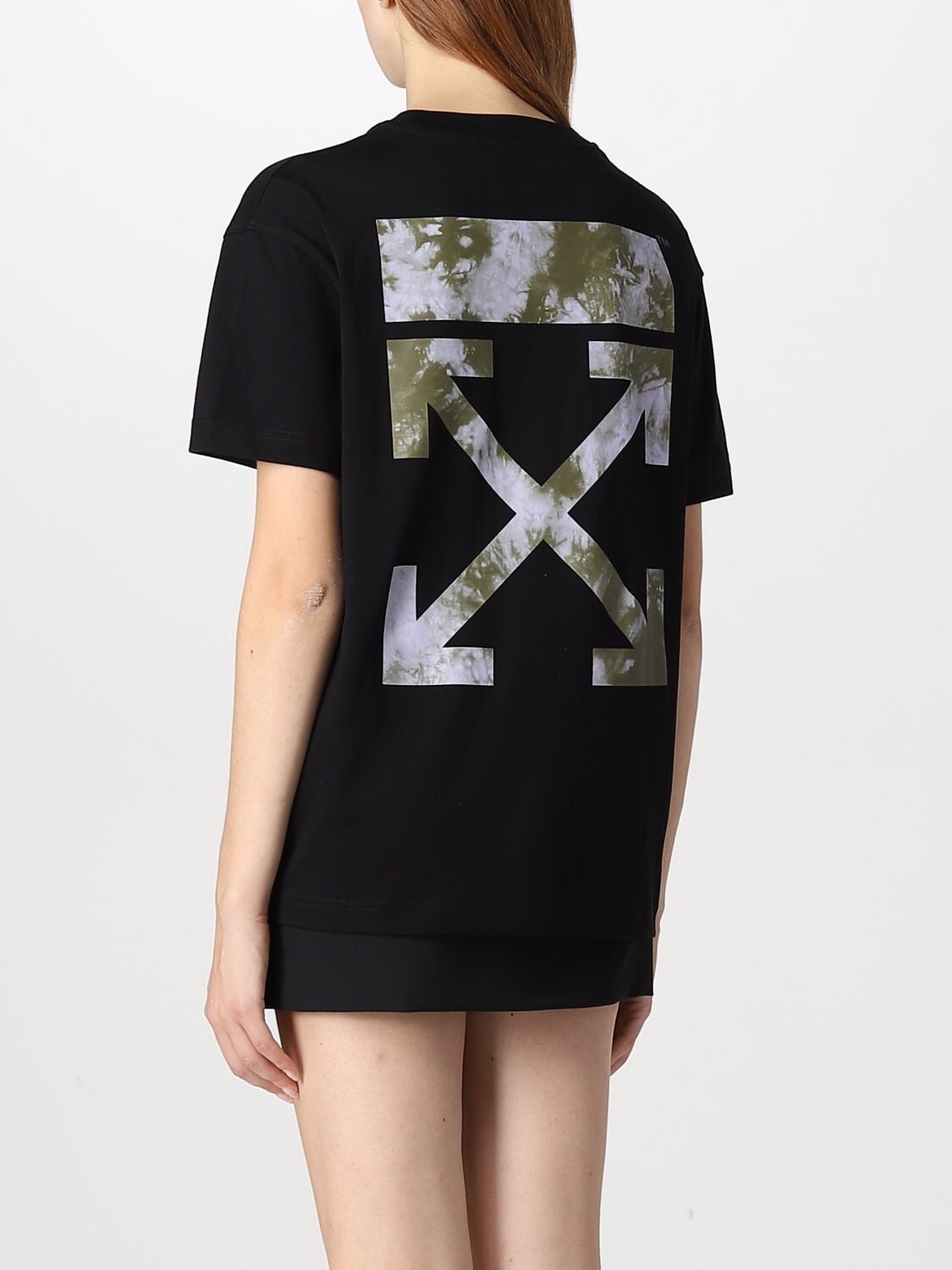 Off-White Black Tie-Dye Arrows T-Shirt | Size S Regular fit FW22 RRP $420 image 3