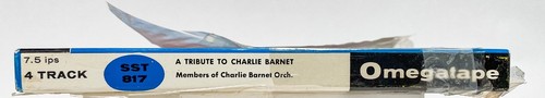 A Tribute To Charlie Barnet Reel to Reel Tape 7 1/2 IPS Omega New - Picture 3 of 3