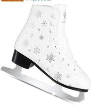 Figurka damska/dziewczęca Łyżwy - Figurka młodzieżowa EU 39/ US Women 5 Biały śnieg