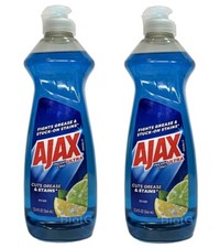 Ajax CITRUS SCENT  SALT Dish Washing Liquid Soap 12.4oz Kitchen Supplies 2-Pack