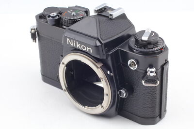 Exc+5] Nikon FE Black SLR Film camera Ai 43-86mm f3.5 Zoom lens
