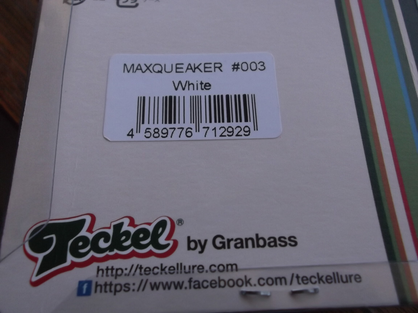 Teckel Maxqueaker Squeaky Buzzbait 1/2oz. 003 White Squeaky Dolphin - Image 6