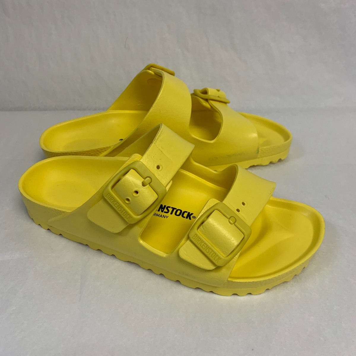 Birkenstock New with Box Arizona Vibrant Yellow EVA Regular