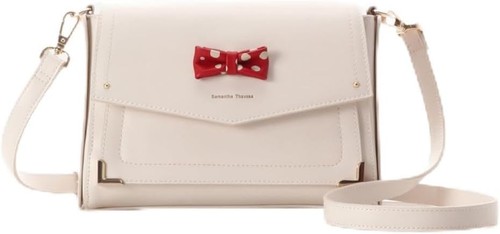 [Samantha Thavasa] Minnie Mouse Collection Shoulder Bag / Off-white