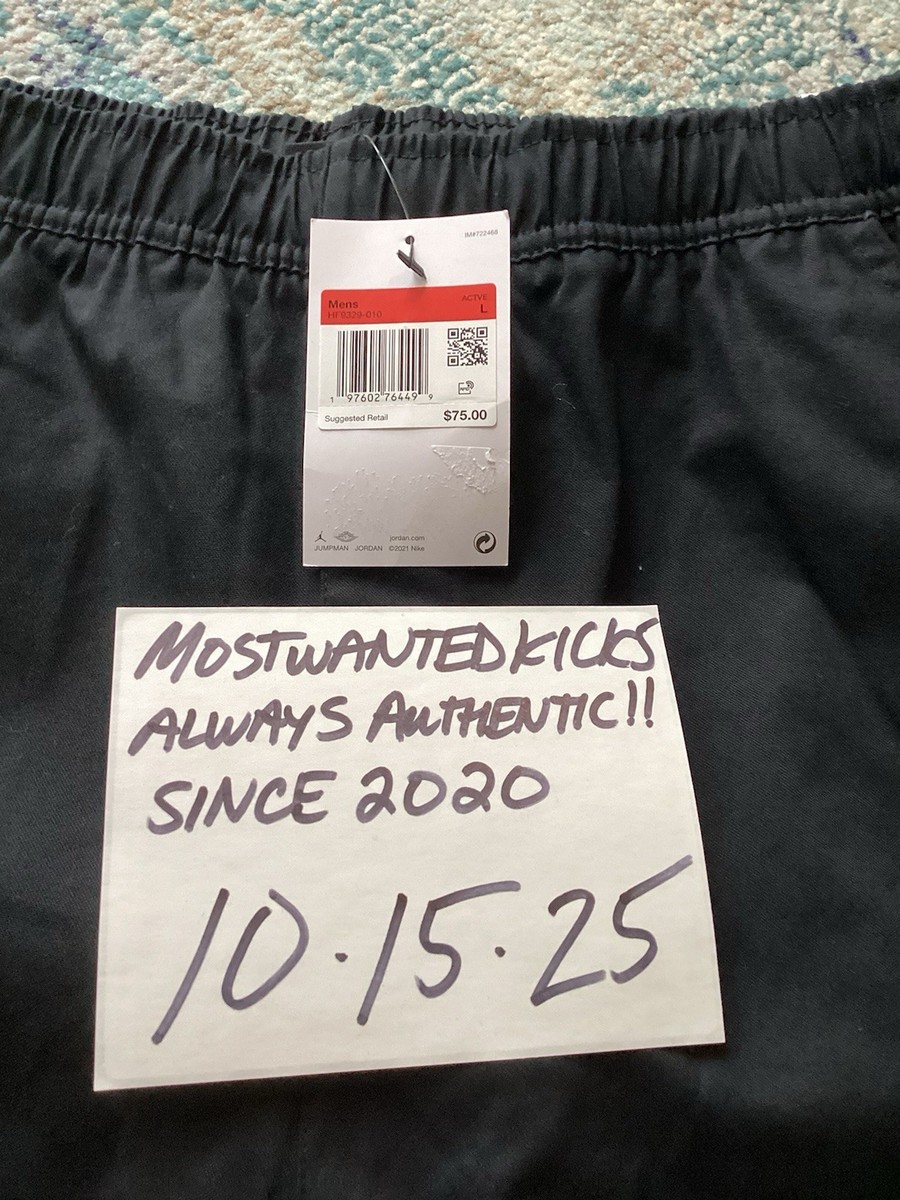NWT Nike Air Jordan Essentials Woven Pants Black Men's Sz L FREE SHIPPING! View 3