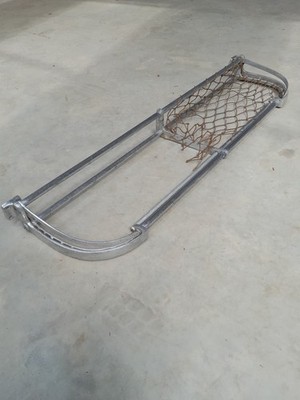 Vintage Aluminium Ablage unter Armaturenbrett für Käfer