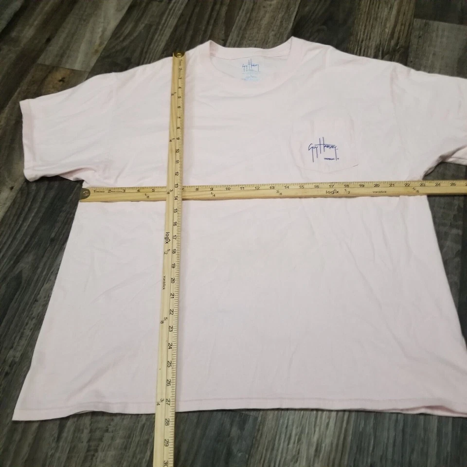 Guy Harvey T Shirt Womens XL Pink Sea Turtle Floral Graphic Short Sleeve - Image 4 of 4