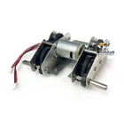 Used 1:16 M+L 49mm Metal Steel Gearbox For Henglong RC Tank 3818 3819 3848 3849