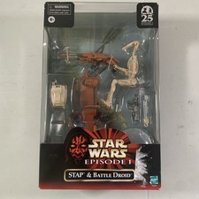 Star Wars Episode 1 Black Series STAP and Battle Droid 25th Anniversary