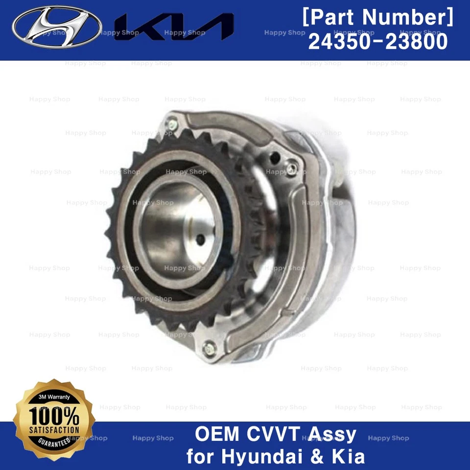 Conjunto CVVT genuino OEM 2435023800 para Hyundai Elantra Tiburon Kia Soul Spectra Foto 2 de 3