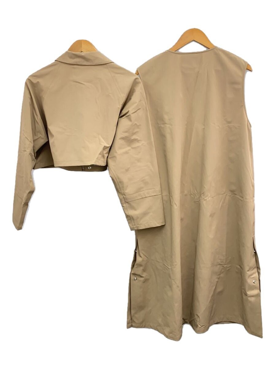 AMERI Nylon Coat S beige lightweight casual jacke… - image 2