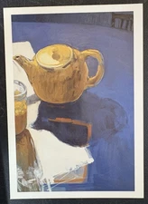 art postcard Daniel Kohn Table Horizon right panel triptych painting unposted