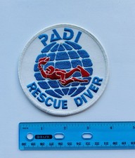 PADI Rescue Diver Patch Badge Scuba Diving Embroidered