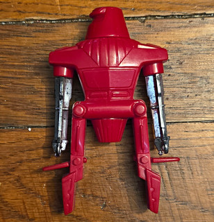 Walt Disney Productions Vintage 1978 Disney Robot Red Toy Figure