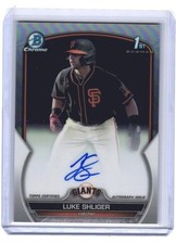 2023 Luke Shliger Bowman Chrome 1st Refractor Auto RC 396/499 #CDA-LS (H1265)