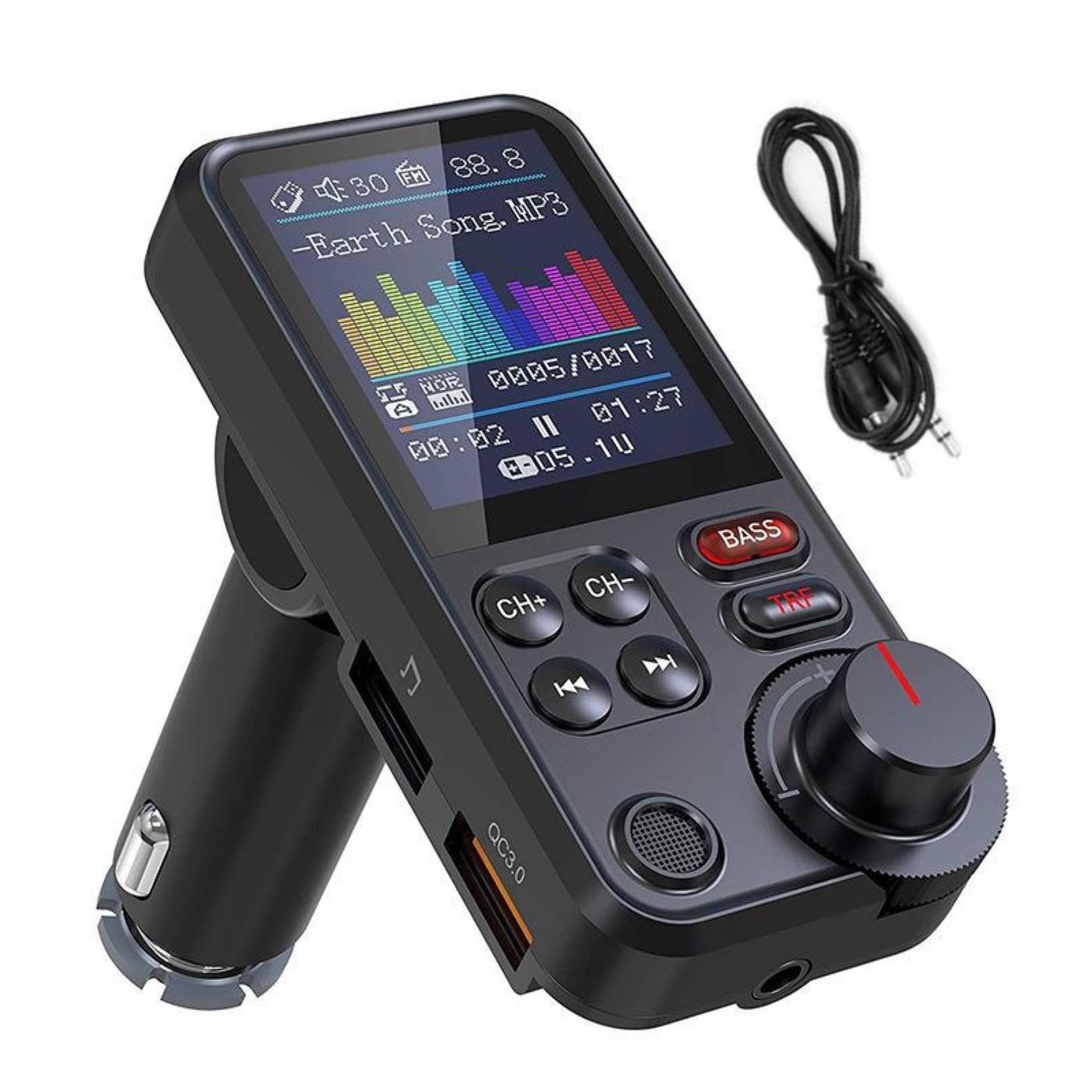 Bluetooth Car FM Transmitter MP3 Player Handsfree Radio Adapter USB Charger Kit