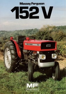 1984 MASSEY FERGUSON LEAFLET TRACTOR WINEMAKER 152 V
