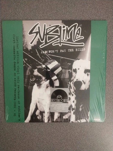 SUBLIME  Jah Won’t Pay the Bills  25th Anniv RSD 2016 Mint  Shrink Sticker - product listing photo
