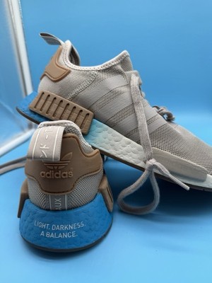 Adidas NMD_R1 Star Wars Rey FW3947 Gray Blue Tan Sneakers Mens 9.5