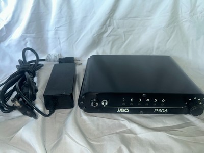 JAVS P306 6- input Audio Mixer Court System Recording Component + Power - WORKS