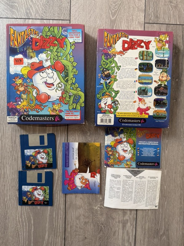 FANTASTIC DIZZY COMMODORE AMIGA GAME