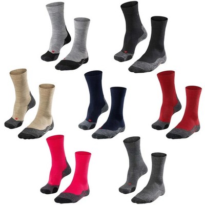 Falke Women Socks Multipack - Trekking Socks TK 2, Ergonomic, Merino Wool-Mi...