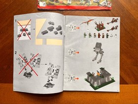 LEGO Star Wars 8038 Battle of Endor Original Instruction Manuals 1 & 2
