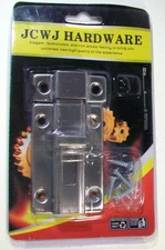 New JCWJ Hardware Stainless Steel Sliding Latch Bolt Security Lock, 3" Manual