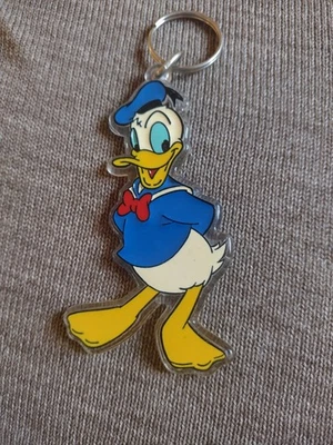 Donald Duck Disney Vintage Schlüsselanhänger Key Holder Acryl - Bild 1 von 2