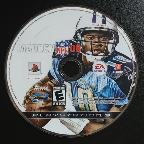 Madden NFL 08 (Sony PlayStation 3, 2007) Disc Only *TESTED*