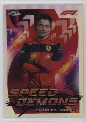2022 Topps Chrome Formula 1 Speed Demons Charles Leclerc #SD-CL u0u