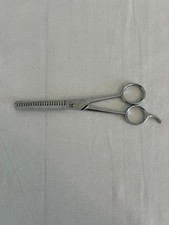 VTG Hot Drop Forged Steel Silver Hair Thinning Barber Shears Scissor Italy 7"